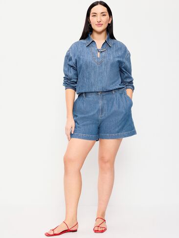 Old Navy High-Waisted OGC Chino Shorts -- 4-inch inseam - Medium Wash in Saudi Arabia