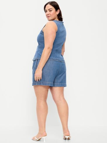 Old Navy High-Waisted OGC Chino Shorts -- 4-inch inseam - Medium Wash in Saudi Arabia