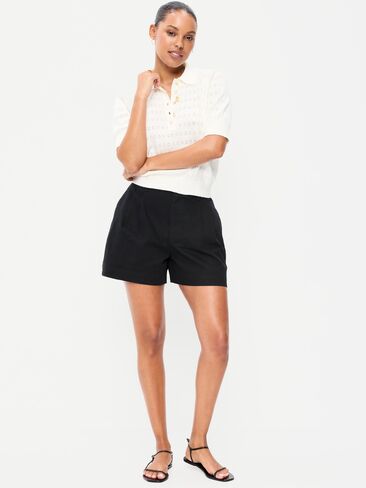 Old Navy High-Waisted OGC Chino Shorts -- 4-inch inseam - Black Jack in Saudi Arabia