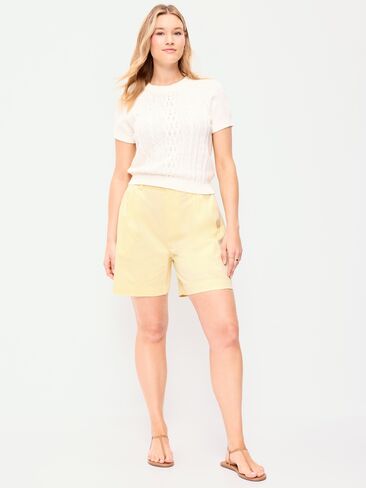 Old Navy High-Waisted OGC Chino Shorts -- 4-inch inseam - Cool Almond in Saudi Arabia