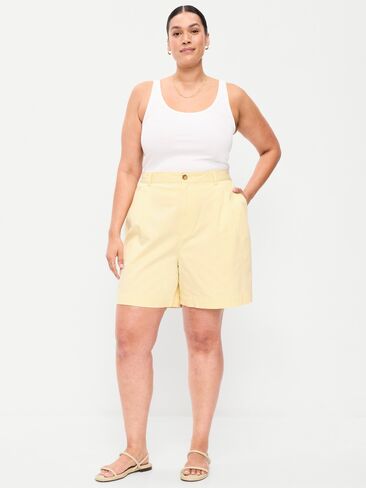 Old Navy High-Waisted OGC Chino Shorts -- 4-inch inseam - Cool Almond in Saudi Arabia