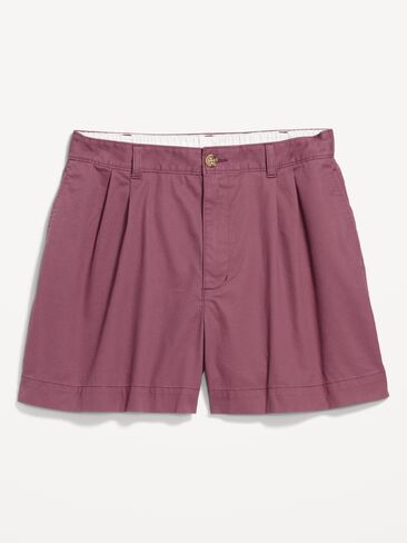 شورت OGC Chino عالي الخصر من Old Navy - درزة داخلية 4 بوصة - بنفسجي مترب in Saudi Arabia