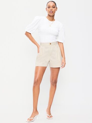 Old Navy High-Waisted OGC Chino Shorts -- 4-inch inseam - Wish Bone in Saudi Arabia