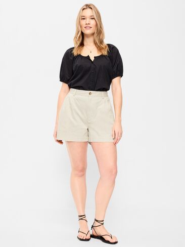 Old Navy High-Waisted OGC Chino Shorts -- 4-inch inseam - Wish Bone in Saudi Arabia