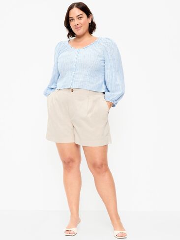 Old Navy High-Waisted OGC Chino Shorts -- 4-inch inseam - Wish Bone in Saudi Arabia
