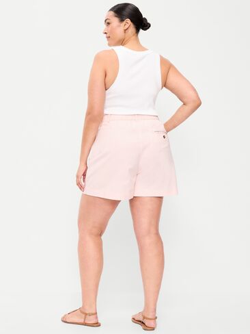 Old Navy High-Waisted OGC Chino Shorts -- 4-inch inseam - Pastel Pink in Saudi Arabia
