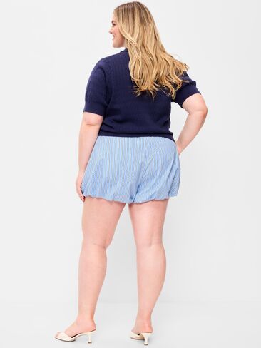 شورت Old Navy Poplin Bubble Hem - شريط أزرق in Kuwait