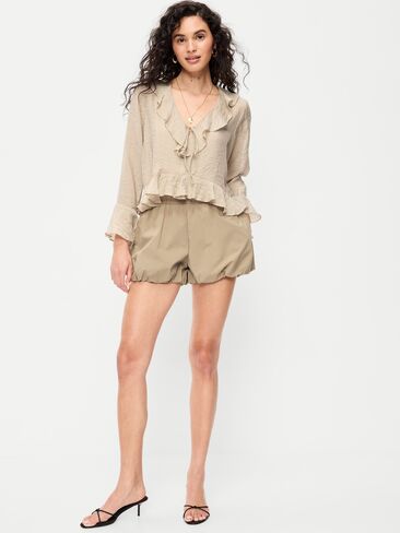 شورت Old Navy Poplin Bubble Hem - شرائح الخبز in Kuwait