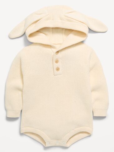 Old Navy Critter Hooded Sweater-Knit One-Piece for Baby - Creme De La Creme in Saudi Arabia