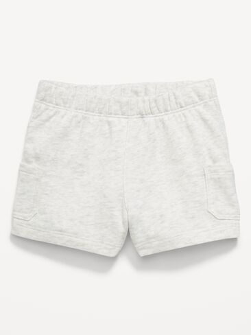 Old Navy French Terry Pocket Shorts for Baby - Light Gray Heather in Saudi Arabia