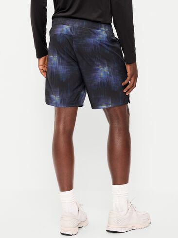 Old Navy Essential Woven Workout Shorts -- 7-inch inseam - Black Print in Saudi Arabia