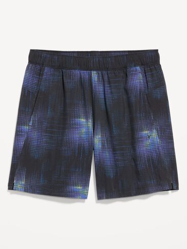 Old Navy Essential Woven Workout Shorts -- 7-inch inseam - Black Print in Saudi Arabia