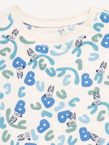 تي شيرت برسومات للجنسين من Old Navy Bluey™ للأطفال الصغار - ملح البحر in Kuwait