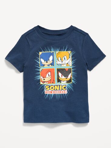 تي شيرت برسومات Old Navy Sonic The Hedgehog™ للجنسين للأطفال الصغار - ليلة غامضة in Kuwait