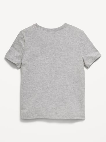 تي شيرت برسومات Old Navy Hello Kitty® للفتيات الصغيرات - رمادي منقط in Kuwait