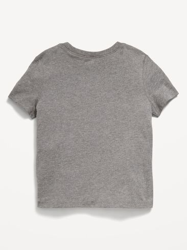 تي شيرت مطبوع للجنسين من Old Navy Jurassic World™ للأطفال الصغار - رمادي منقط in Kuwait