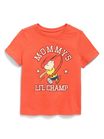 Old Navy Peanuts™ Unisex Graphic T-Shirt for Toddler - Coral Sunset in Saudi Arabia