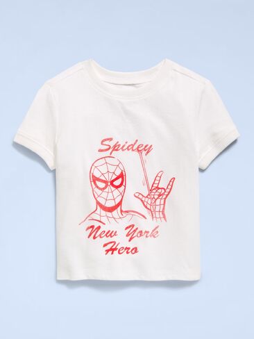 تي شيرت Old Navy Old Navy x Marvel Spider-Man Graphic Ringer للأولاد الصغار - Calla Lilies in Kuwait