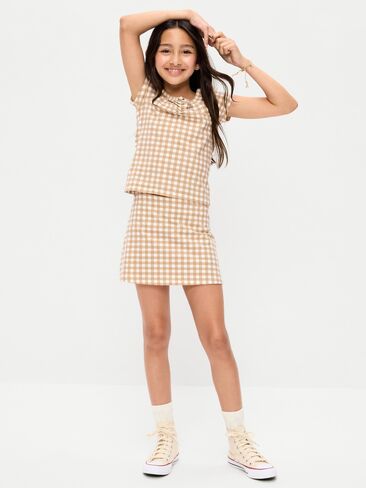 Old Navy High-Waisted Skort for Girls - CLASSIC CAMEL in Saudi Arabia