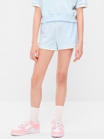 Old Navy Dolphin-Hem Terry Shorts for Girls - ICED WATER in Saudi Arabia