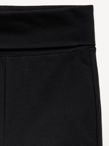 Old Navy Foldover Jersey Biker Shorts for Girls - Black Jack in Saudi Arabia