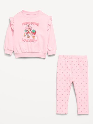 Old Navy Strawberry Shortcake™ Sweatshirt and Leggings Set for Baby - Strawberry Shortcake in Saudi Arabia