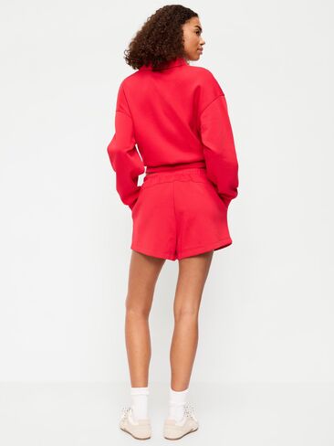 Old Navy Relaxed Dynamic Fleece Pique Shorts - Amaryllis in Saudi Arabia