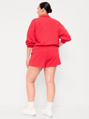 Old Navy Relaxed Dynamic Fleece Pique Shorts - Amaryllis in Saudi Arabia