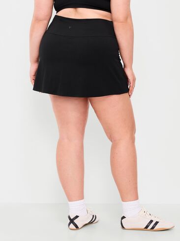 Old Navy Extra High-Waisted StudioSmooth Skort - Black Jack in Saudi Arabia