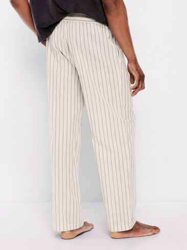 Old Navy Baggy Poplin Boxer Pajama Pants - Natural White in Saudi Arabia