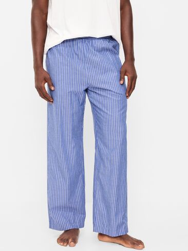 Old Navy Baggy Poplin Boxer Pajama Pants - Blue/White in Saudi Arabia