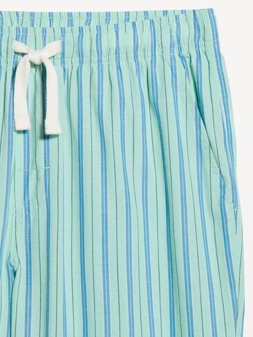 Old Navy Poplin Pajama Pant - Blue/Green Stripe in Saudi Arabia