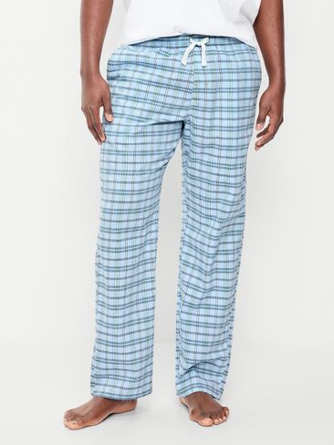 Old Navy Poplin Pajama Pant - Light Blue Plaid in Saudi Arabia