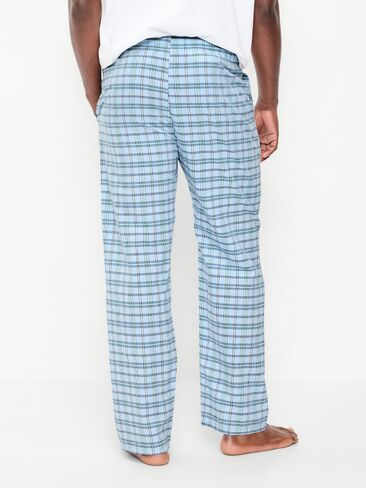 Old Navy Poplin Pajama Pant - Light Blue Plaid in Saudi Arabia