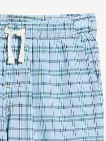 Old Navy Poplin Pajama Pant - Light Blue Plaid in Saudi Arabia