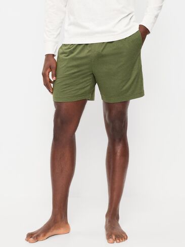 Old Navy Jersey-Knit Pajama Shorts - Matcha Green in Saudi Arabia