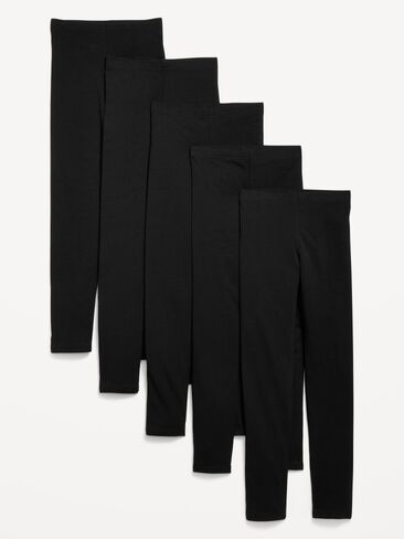 Old Navy Leggings 5-Pack for Girls - Black Jack in Saudi Arabia