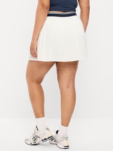 Old Navy Extra High-Waisted Micro-Pleated Skort - Magnolia in Saudi Arabia