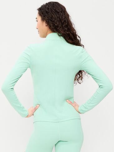 Old Navy StudioSmooth Full-Zip Jacket - Enchant Mint in Saudi Arabia