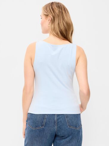 Old Navy Hug Double-Layer Boat-Neck Top - Sky Maintenance in Saudi Arabia
