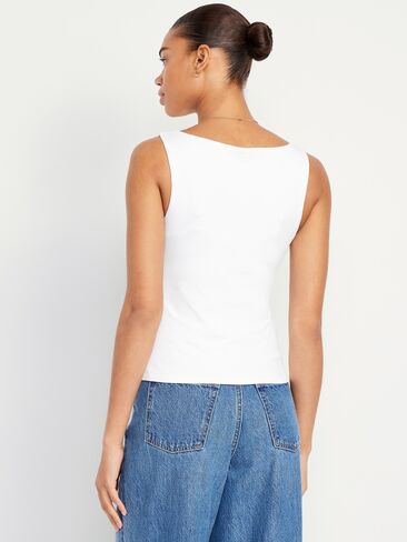 Old Navy Hug Double-Layer Boat-Neck Top - Calla Lilies in Saudi Arabia