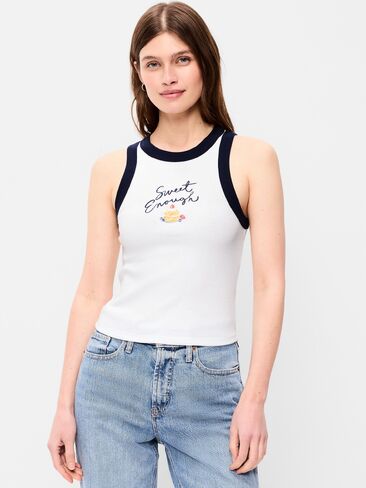 قميص بدون أكمام برسومات Old Navy Graphic - كالا ليليز in Saudi Arabia