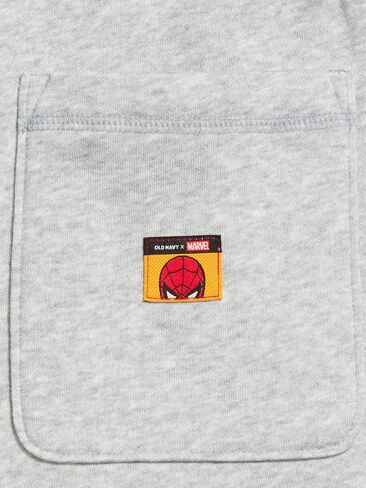 Old Navy Old Navy x Marvel Spider-Man Baggy Fleece Shorts for Men -- 10-inch inseam - Heather Gray in Saudi Arabia