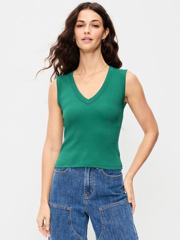 قميص بدون أكمام ذو رقبة على شكل حرف V من Old Navy - SUGARPINE in Saudi Arabia