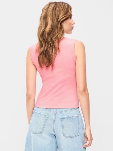 Old Navy Snug Crop V-Neck Tank Top - GLADIOLA in Saudi Arabia