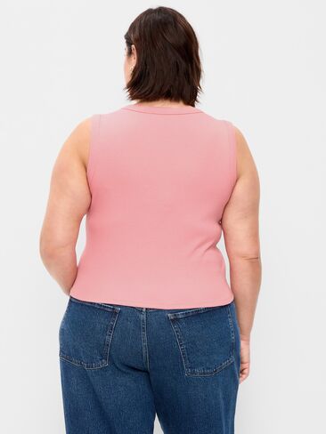 Old Navy Snug Crop V-Neck Tank Top - GLADIOLA in Saudi Arabia