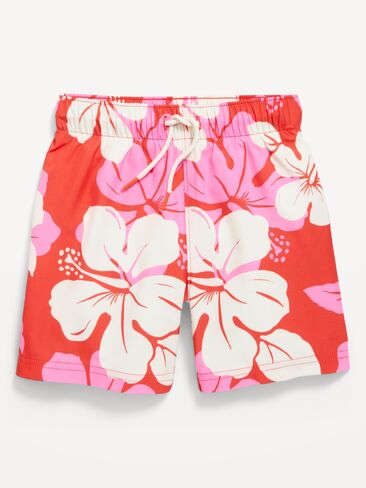 Old Navy Printed Swim Trunks for Toddler Boys - Bold Floral in Saudi Arabia