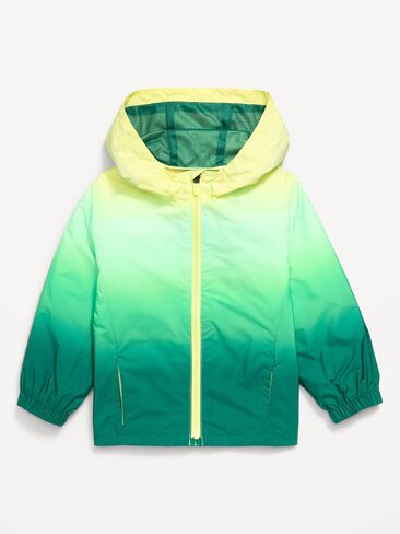 Old Navy Water-Resistant Hooded Jacket for Toddler Boys - Cool Ombré in Saudi Arabia