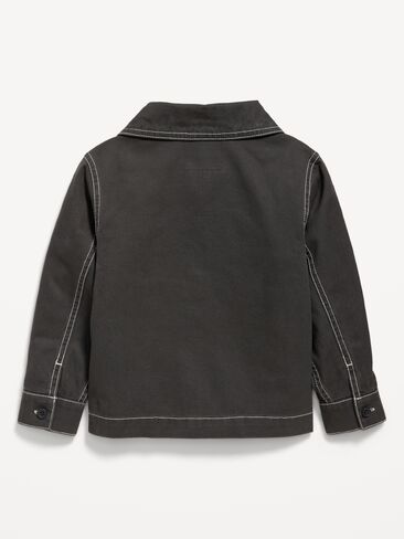 Old Navy Washed Utility Jacket for Toddler Boys - Panther in Saudi Arabia