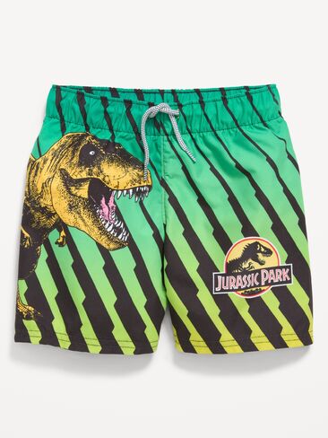 سروال سباحة Old Navy Jurassic Park™ للأولاد الصغار - أخضر جوراسي in Kuwait
